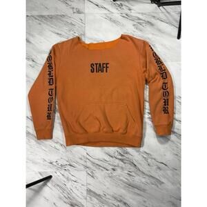 Purpose Tour Alchemist Staff Orange Hoodie Medium #8